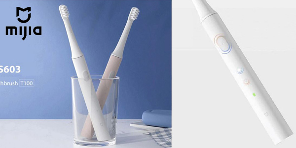 Chollo Cepillo de dientes eléctrico Xiaomi Mijia T100 por sólo 11,79€ con envío gratis (-58%)