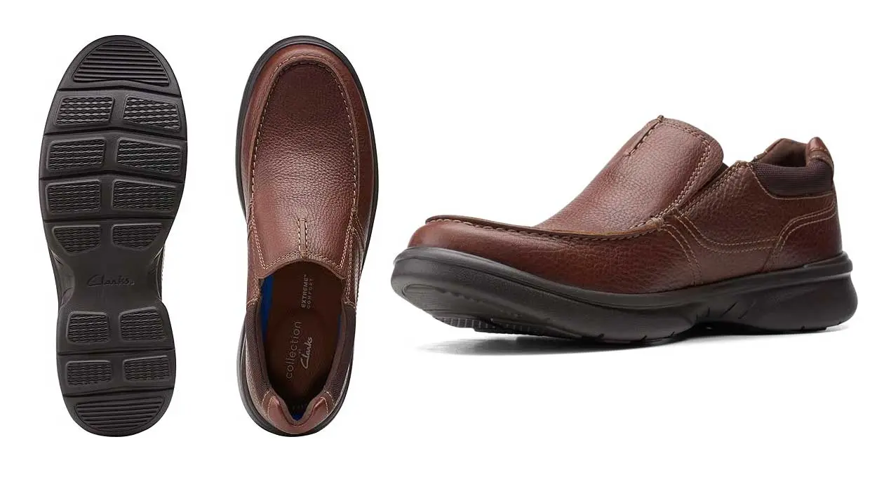 Chollo Mocasines Clarks Bradley Free para hombre por sólo 35,97€ con cupón y envío gratis (60% de descuento)