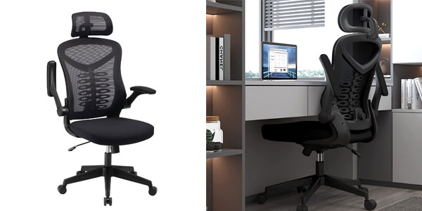 Chollo Silla de escritorio Magic Life con reposabrazos abatibles por sólo 85,49€ con envío gratis (-32%)