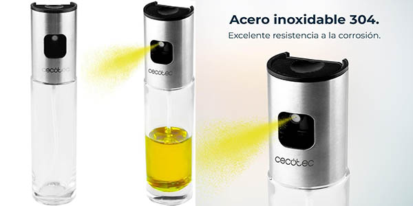 Chollo Aceitera de spray Cecotec Polka de 100 ml por solo 4,90€ ¡Valoraciones top!