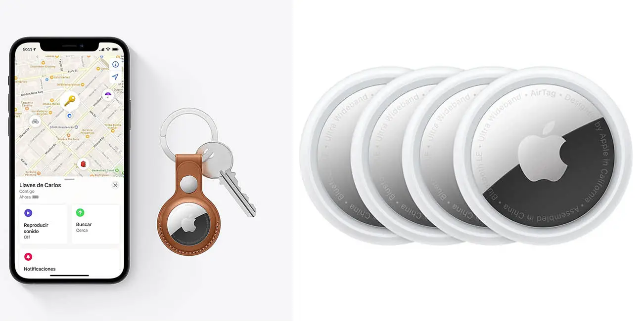 BRUTAL: Pack x4 Apple AirTag por sólo 70,02€ con cupón y envío gratis (-55%)