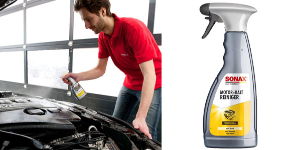 Chollo Spray Desengrasante multiuso Sonax limpiador de motor en frío de 500 ml por sólo 8,50€ (-26%)
