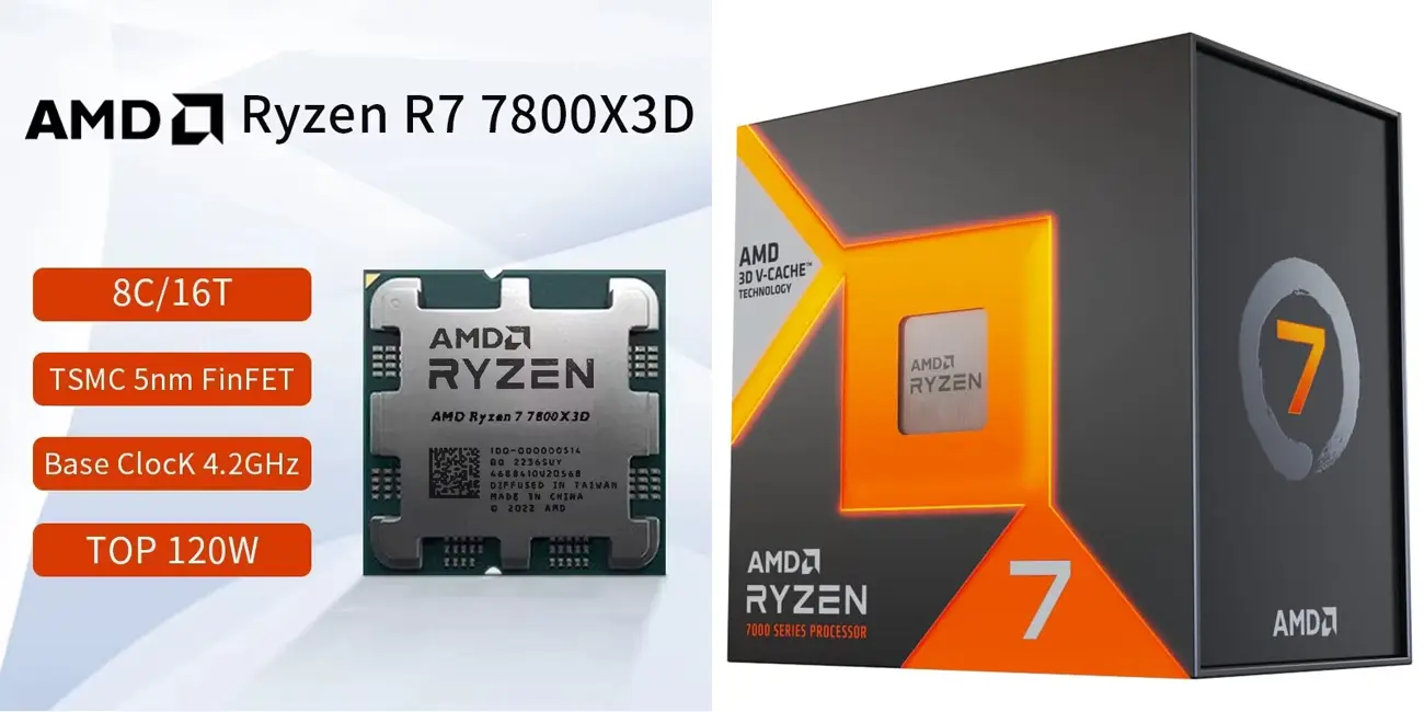 Chollo Procesador AMD Ryzen 7 7800X3D por sólo 220€ con cupón y envío gratis (-69%) (cuesta +400€ otras en tiendas)