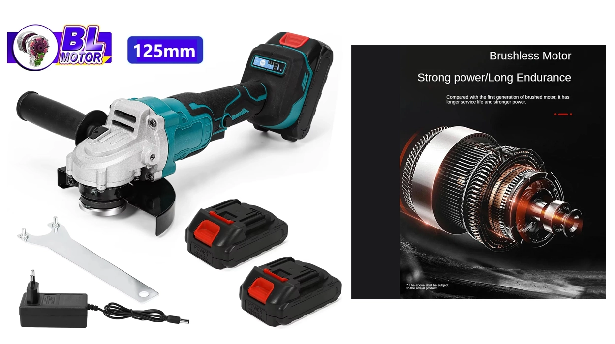 66% de descuento en esta amoladora angular a batería sin escobillas: Llévatela por sólo 22€ aprovechando este cupón de AliExpress