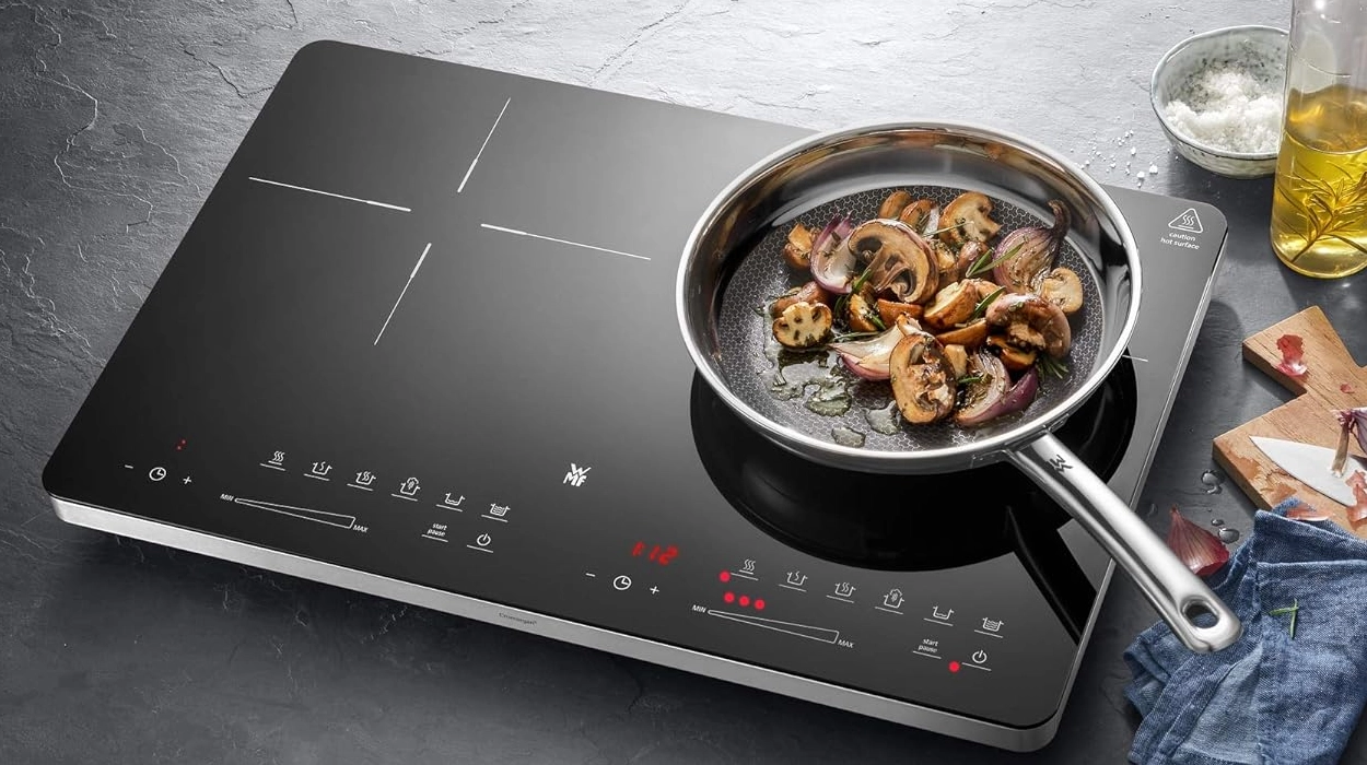 Cocina rápido en cualquier parte con esta placa de inducción doble WMF Kult X que hoy baja a menos de 95€ en Amazon ¡56% de descuento!