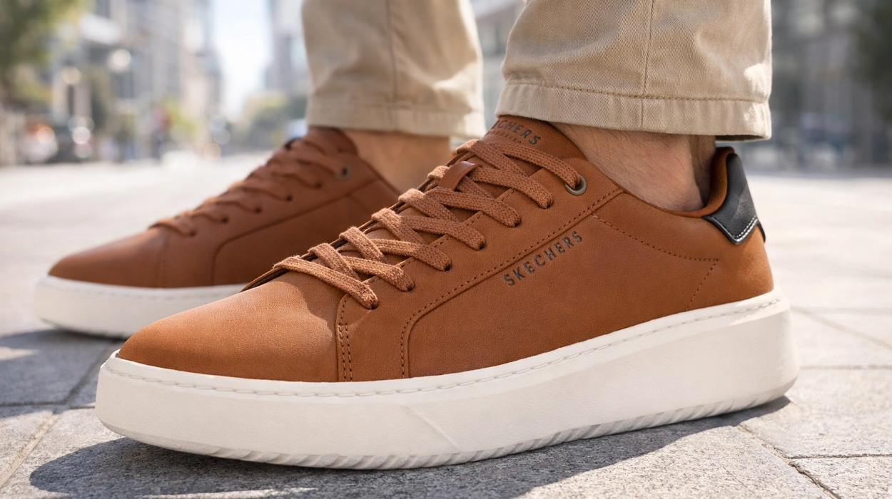 Las Skechers más elegantes son estas Court Break Suit para hombre que hoy cuestan sólo 38,97€ ¡44% de descuento!