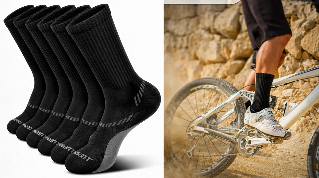 Chollo Pack de 6 pares de calcetines deportivos antiampollas Bulliant para hombre por sólo 13,53€ (36% de descuento) ¡2,25€ el par!