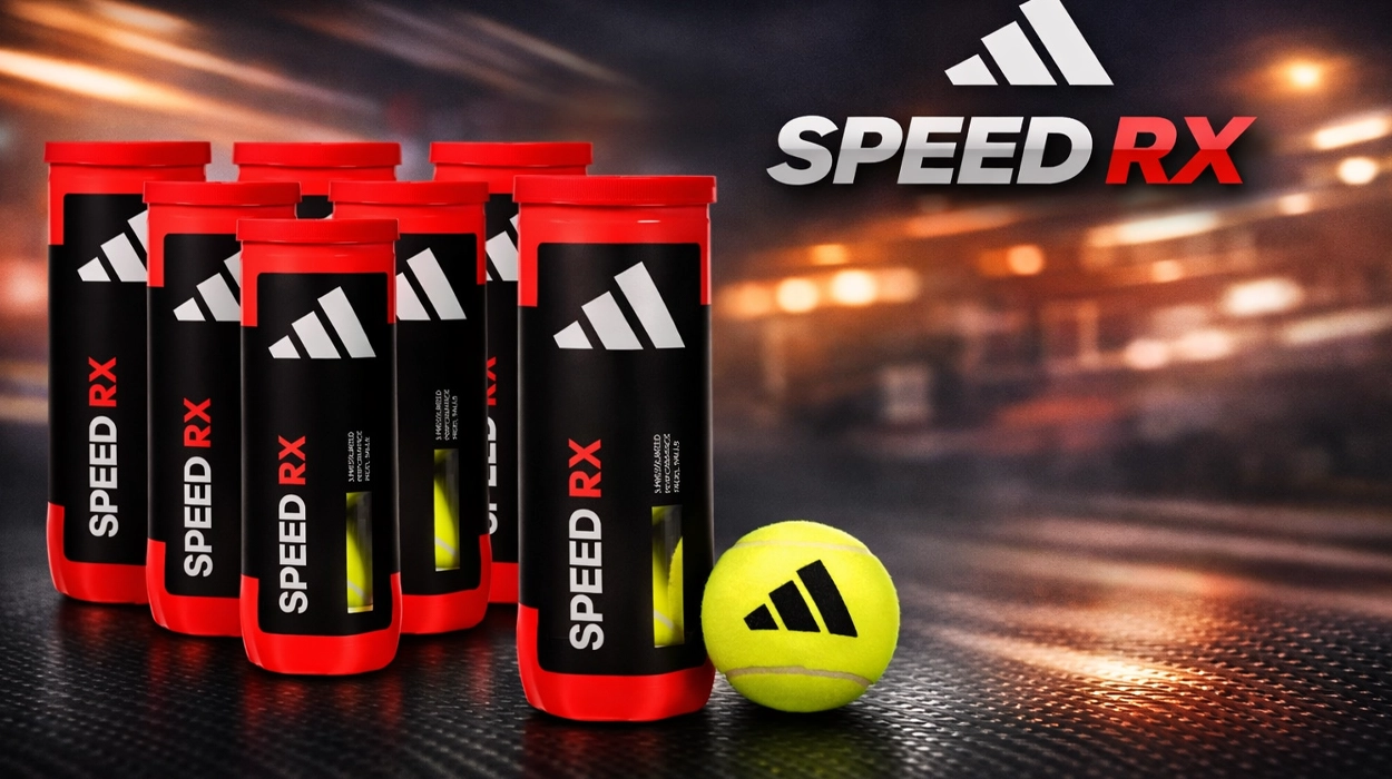 Chollo Pack de 6 botes de pelotas de pádel Adidas Speed RX (18 uds.) por sólo 29,79€ con cupón y envío gratis (-33%) ¡4,95€ el bote!