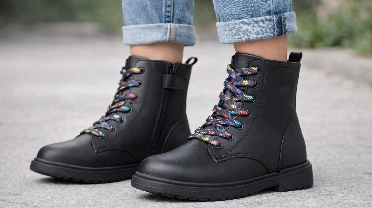 Chollo Botines Geox J Eclair Girl D para niñas (hasta talla 38) por sólo 29,95€ con envío gratis (39% de descuento)