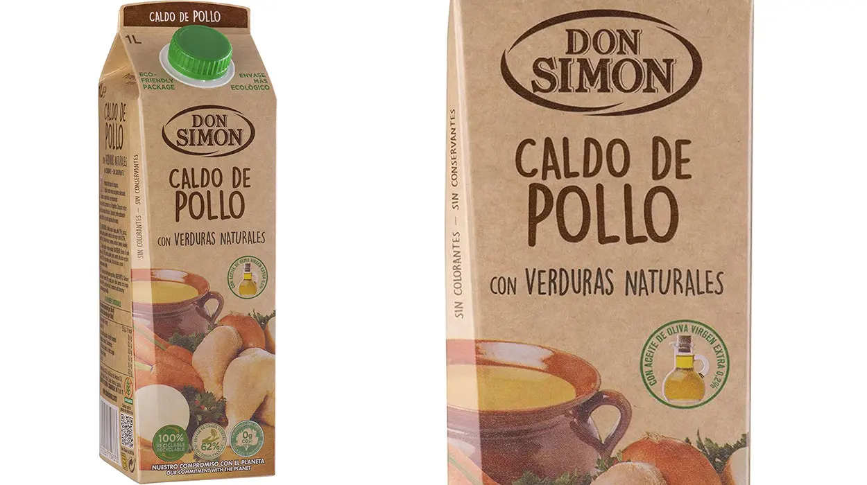 Chollo Pack x6 Caldo de Pollo con Verduras Don Simón por sólo 6€ ¡1€ el litro!
