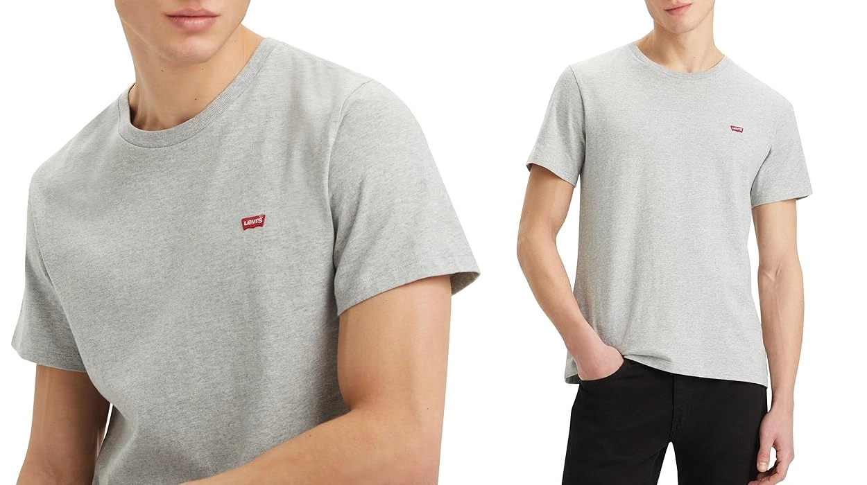 Llévate ya esta camiseta Levi’s Original Housemark para hombre a un precio de auténtica risa en este bonito color