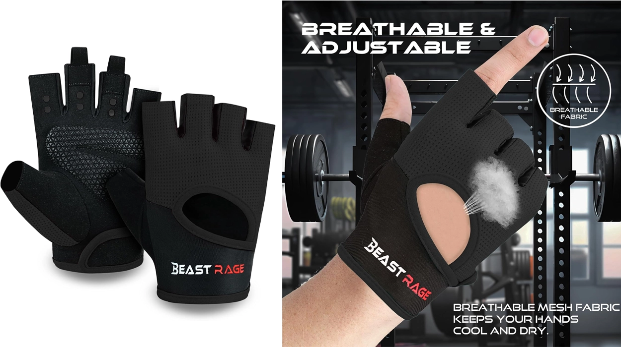 Con estos guantes de fitness transpirables Beast Rage entrenarás cómodo y sin que el sudor te juegue una mala pasada y hoy están tirados de precio en Amazon