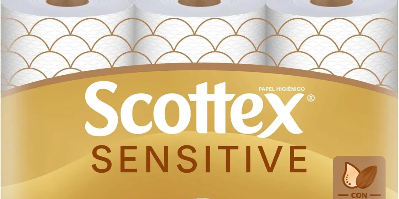 Llévate 84 rollos de papel higiénico Scottex Sensitive de 3 capas a sólo 0,26€ cada uno con este descuento especial de Amazon