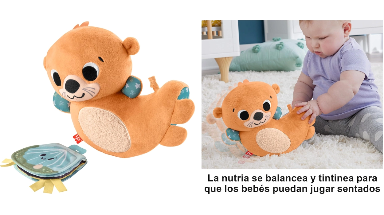Chollo Juguete sensorial Fisher-Price Nutria 2 en 1 por sólo 15€ (40% de descuento)