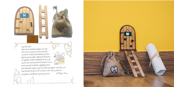 Chollo Puerta del Ratoncito Pérez con carta y accesorios por sólo 7,11€