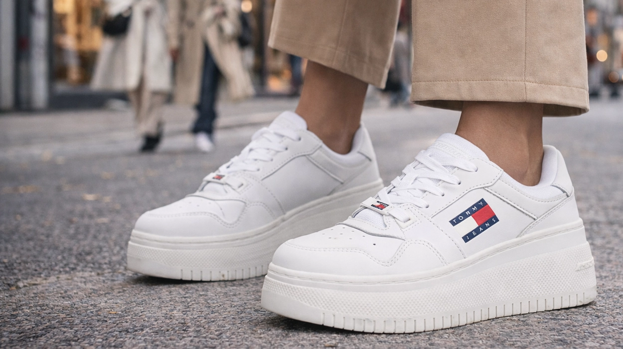 Estas zapatillas retro de piel con plataforma se están viendo cada vez más en la calle (y no es casualidad)