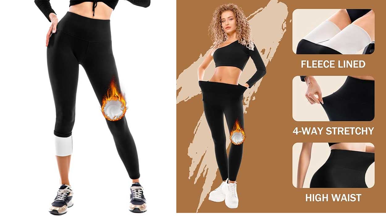 Piernas calentitas sin sacrificar comodidad con estos leggins térmicos baratos (menos de 10€) con valoraciones BUENÍSIMAS