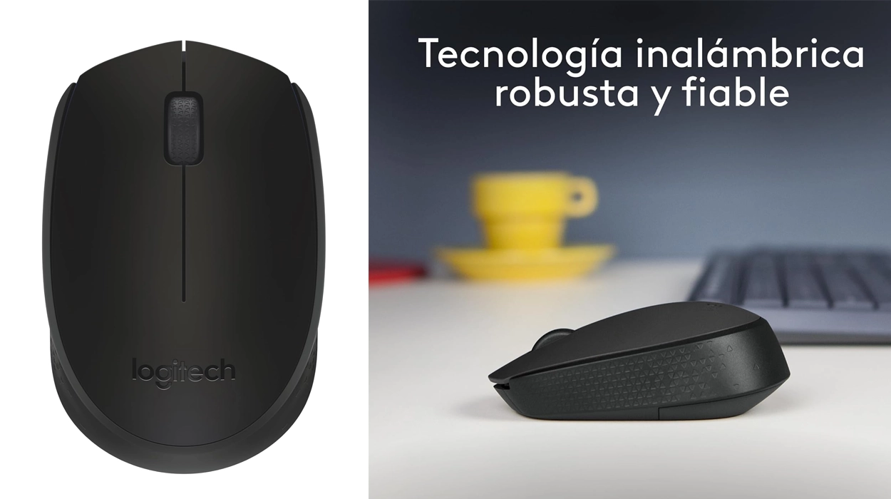 Chollazo Ratón inalámbrico Logitech M171 de 1.000 DPI por sólo 7,95€ (-53%)