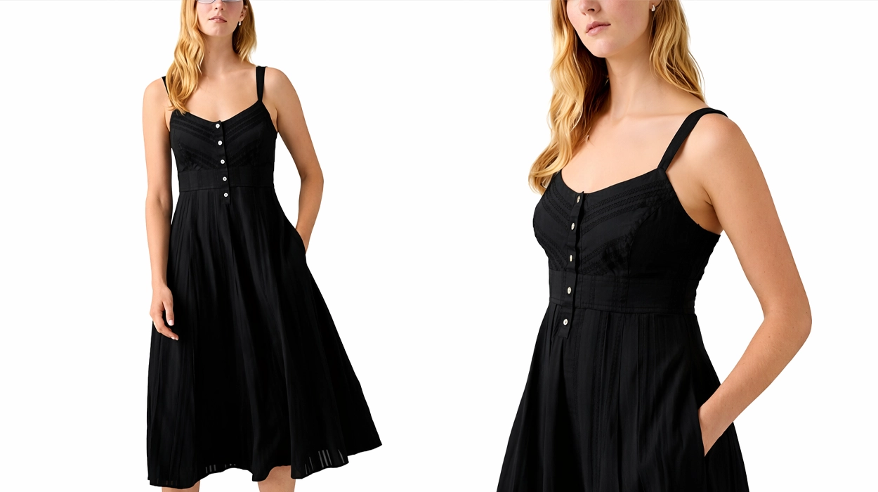 Chollo Vestido evasé midi Levi’s Ravina por sólo 40,48€ con envío gratis (55% de descuento)