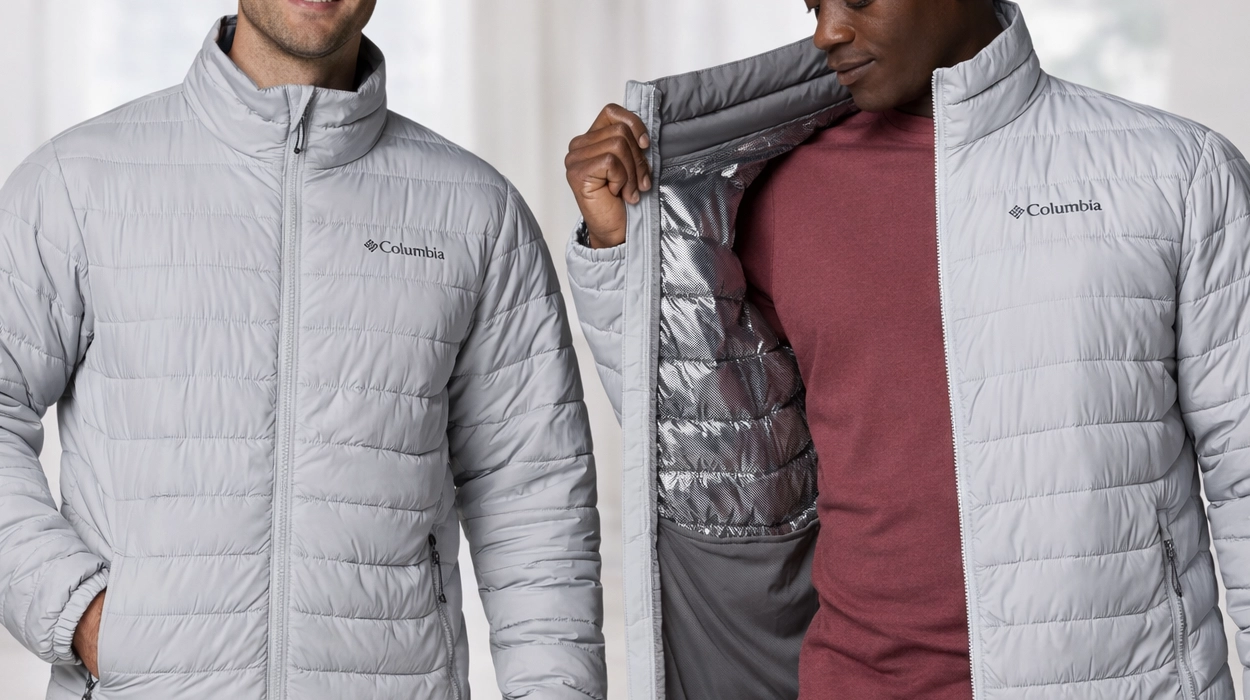 Chollo Chaqueta Columbia Powder Lite 2 gris para hombre por sólo 67,95€ con envío gratis (43% de descuento)