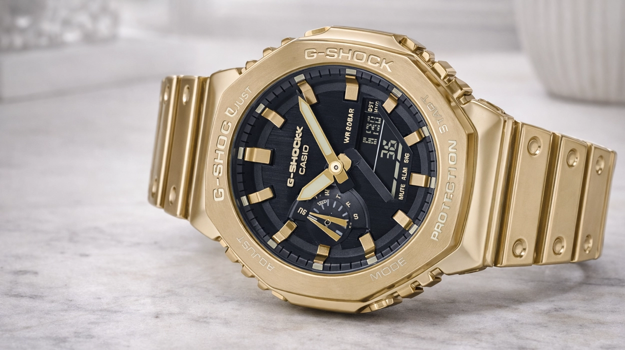 Diseño de lujo en tu muñeca: Este Casio G-Shock con bisel octogonal es un modelo premium que hoy tiene un 30% de descuento En Amazon