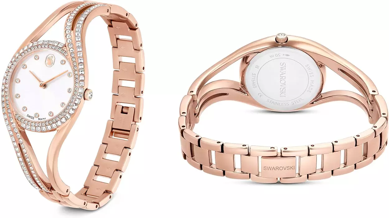 Reloj Swarovski Swiss Made en oro rosa por sólo 242€: parece una joya de lujo (-39%)