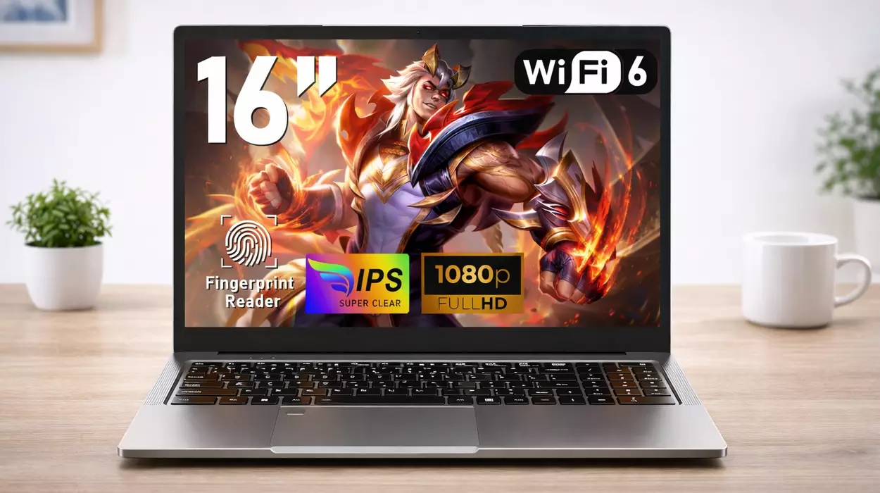Portátil de 16″ con Ryzen 7, 32 GB de RAM y SSD de 1 TB: potencia de sobra para trabajar, estudiar o usar muchos programas a la vez por sólo 699,99€ (-65%)