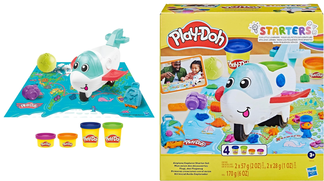 Chollo Set de inicio Fábrica de Diversión Play-Doh con 3 botes de plastilina por sólo 4,50€ (-60%)