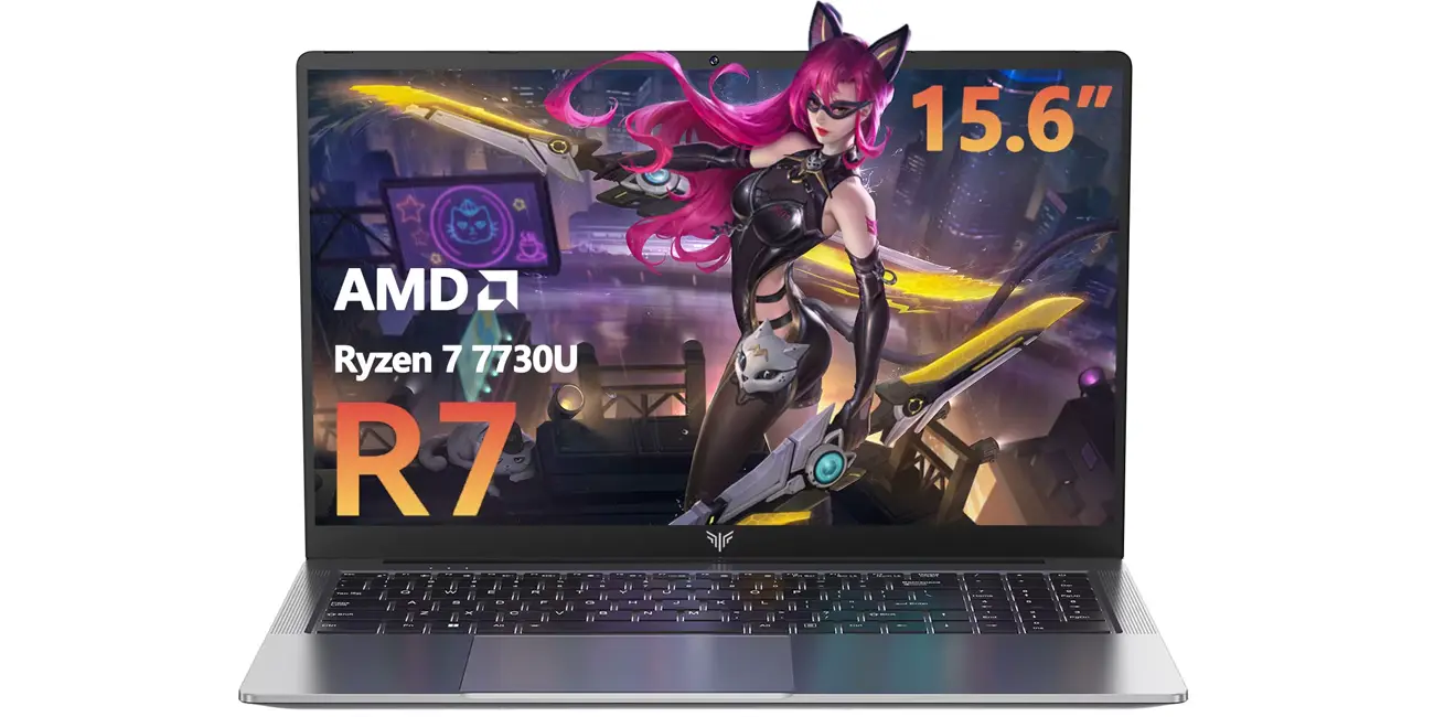 Chollo Portátil Acemagic Full HD de 15.6″ (Ryzen 7 5700U, 16GB, 512GB SSD, Win11) por sólo 292,70€ con cupón y envío gratis (-70%)