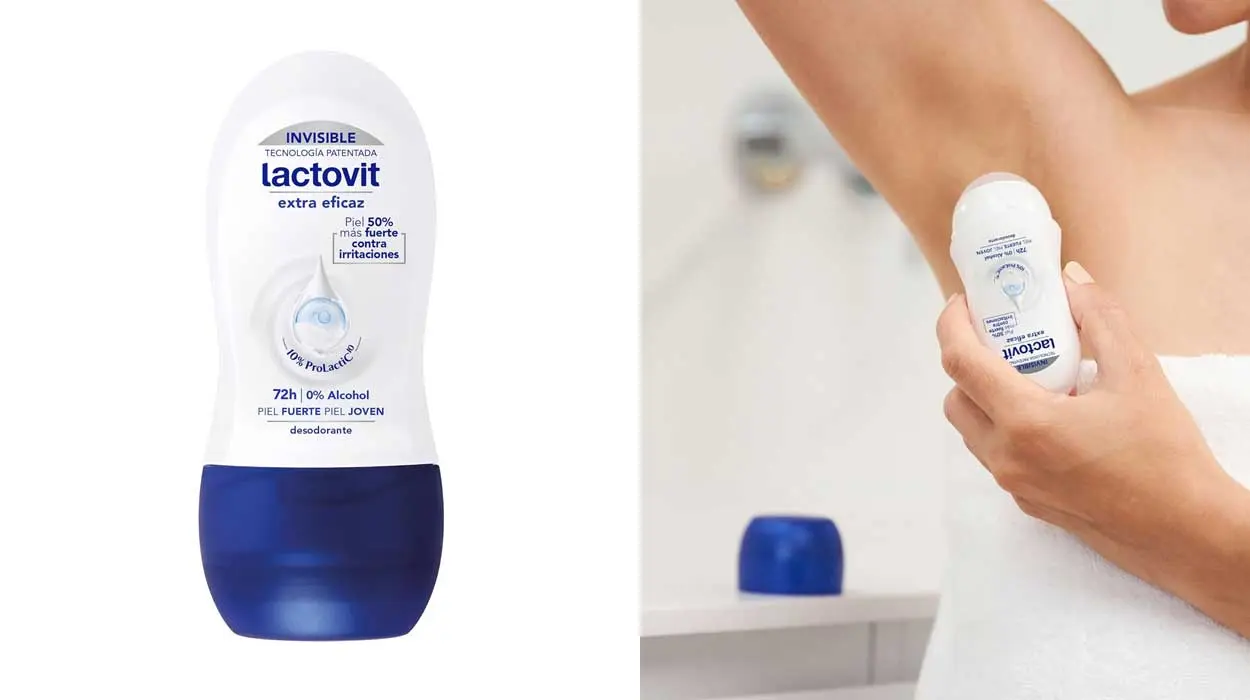 Chollo Pack x3 Desodorante Lactovit Roll on Extra Eficaz por sólo 4,46€ con 3×2 (-33%) ¡1,49€ cada uno!
