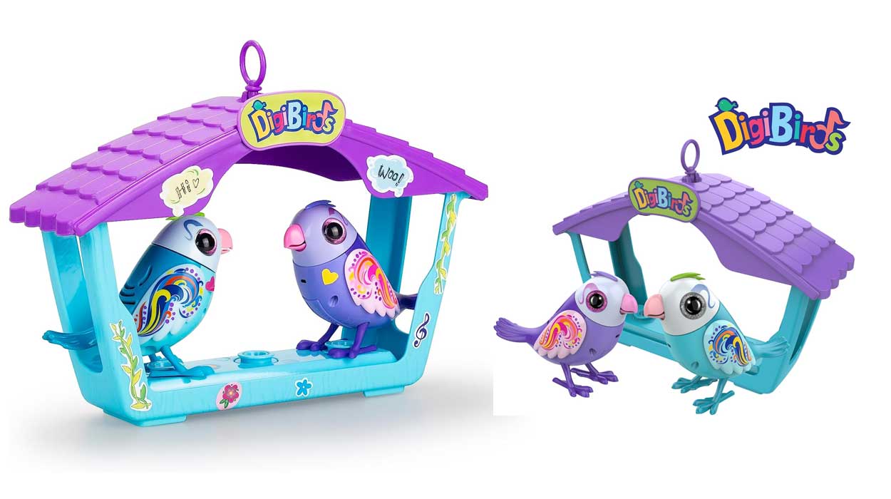 Chollazo Casita con 2 pajaritos Digibirds de Bizak por sólo 12,97€ (-63%)