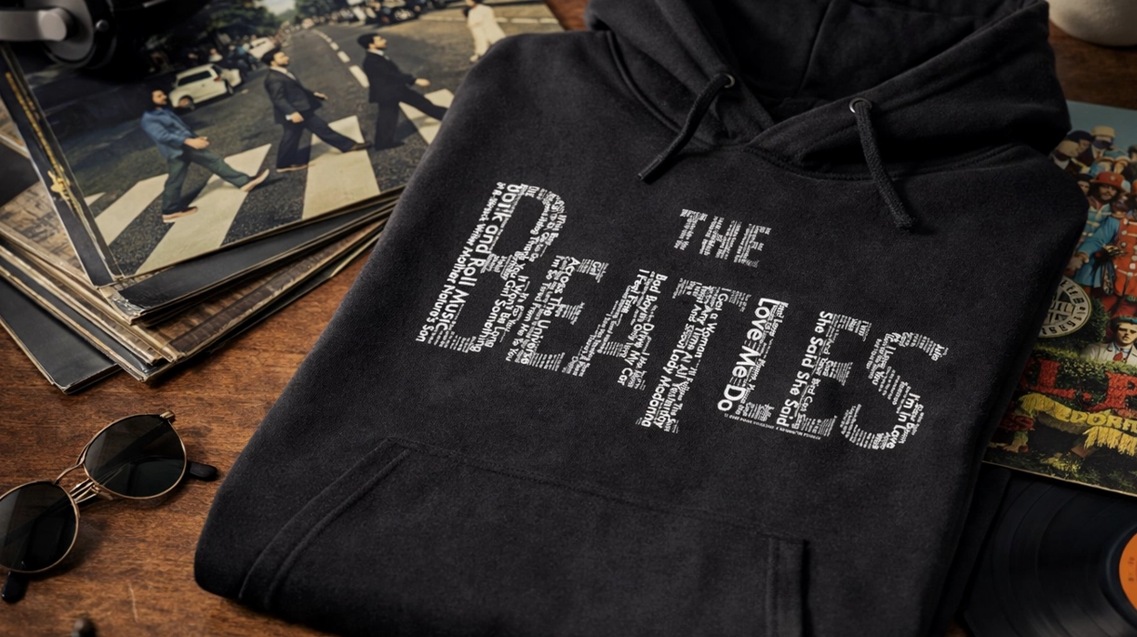 Chollo Sudadera con capucha The Beatles oficial unisex por sólo 21,59€ (49% de descuento)