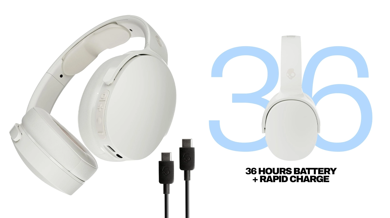 Chollo Auriculares Bluetooth Skullcandy Hesh EVO con hasta 36 horas de autonomía por sólo 49,99€ (40% de descuento)
