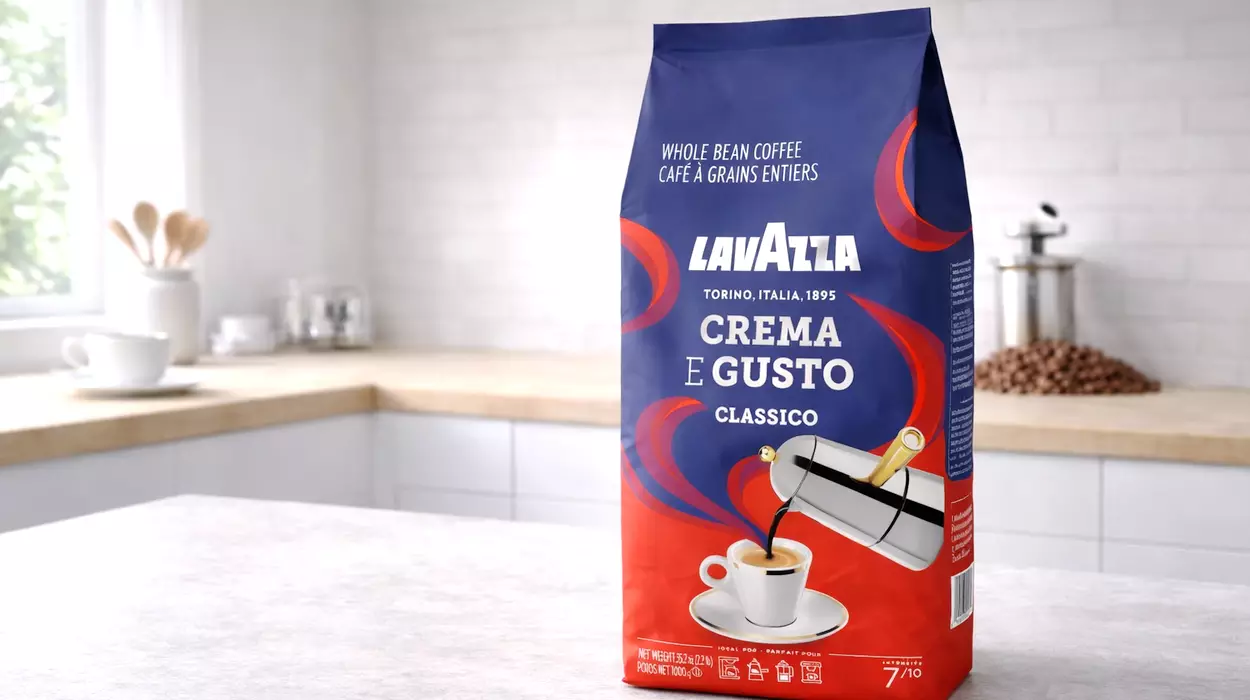Chollo Café en grano tostado Lavazza Crema e Gusto Classico de 1 kg por sólo 21,50€ (-18%)