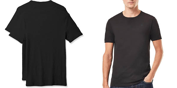 Chollo Pack x2 Camisetas básicas G-Star Raw Base para hombre desde sólo 21,56€ (46% de descuento)