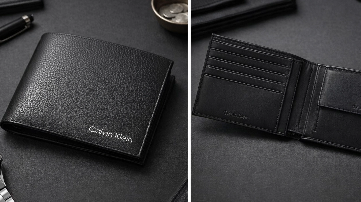 Chollo Cartera de piel Calvin Klein Bifold para hombre por sólo 41,45€ con envío gratis (41% de descuento)