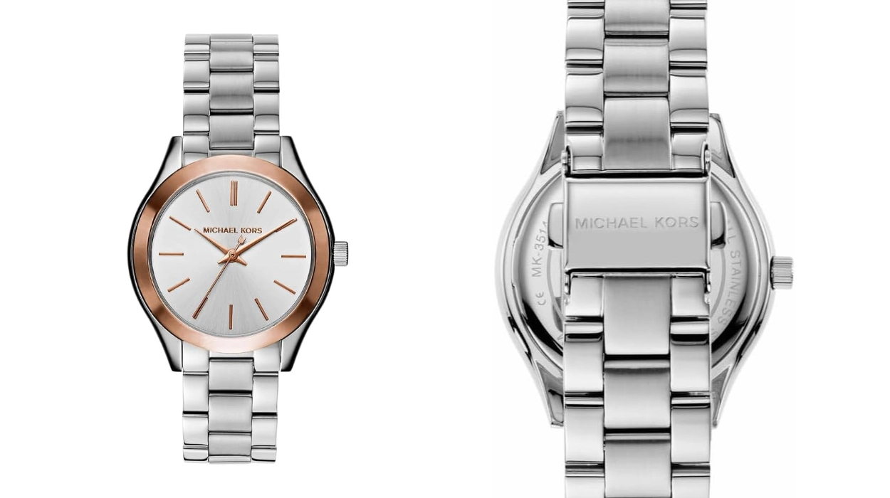Acierta regalando este finísimo reloj Michael Kors Slim Runway para mujer que hoy está rebajado con un BRUTAL 57% de descuento