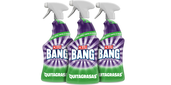 Chollo Pack x3 Cillit Bang Quitagrasas de 750 ml por sólo 9,79€ (-30%) ¡3,26€ cada uno!