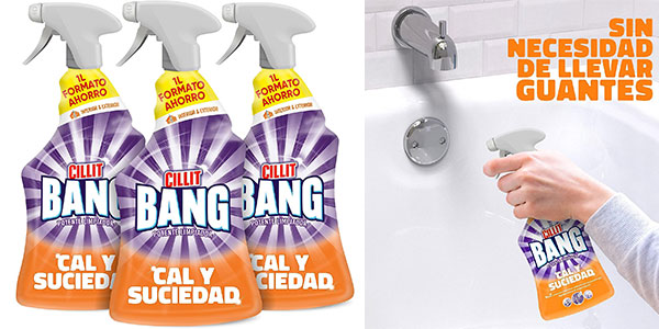 Chollo Pack x3 Cillit Bang Cal y Suciedad de 1L por sólo 8,93€ (-31%) ¡2,98€ cada bote!