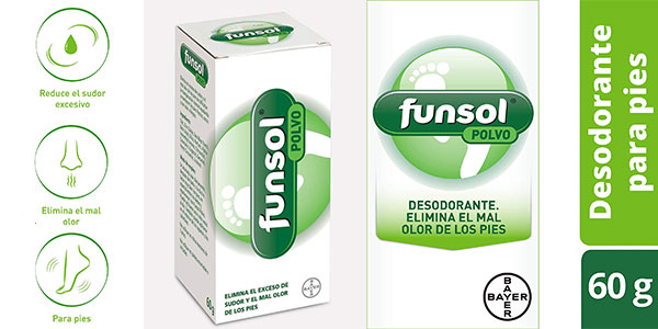 Chollo Desodorante para pies Funsol Polvo de 60 g por sólo 5,79€ (-29%)