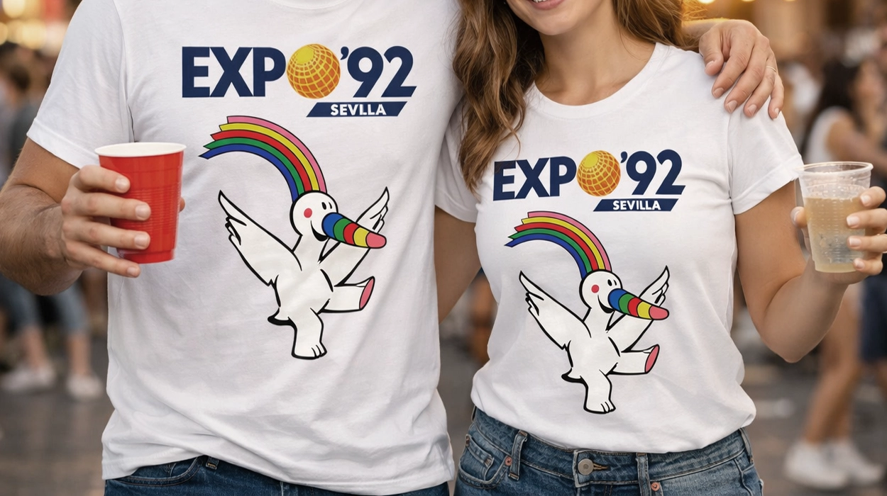 Chollo Camiseta Curro Expo 92 Sevilla por sólo 16,39€ (16% de descuento)