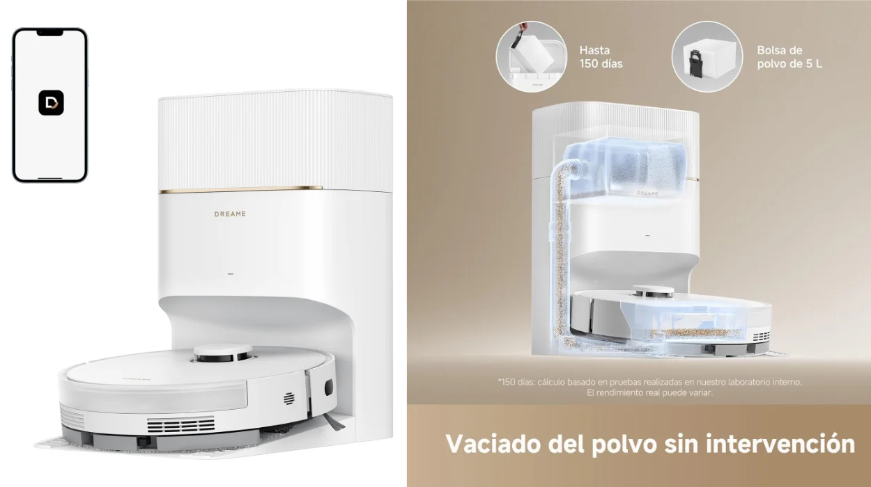 Barre, friega y se limpia solo: El robot Dreame D20 Pro Plus lo está PETANDO con un precio bestial