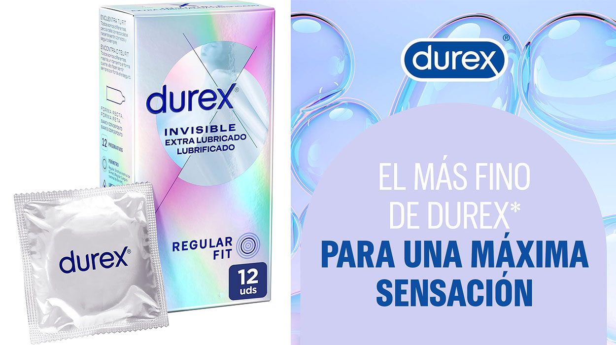 Chollo Pack x12 Preservativos Durex Invisible Extra Lubricado por sólo 10,15€ (-38%)