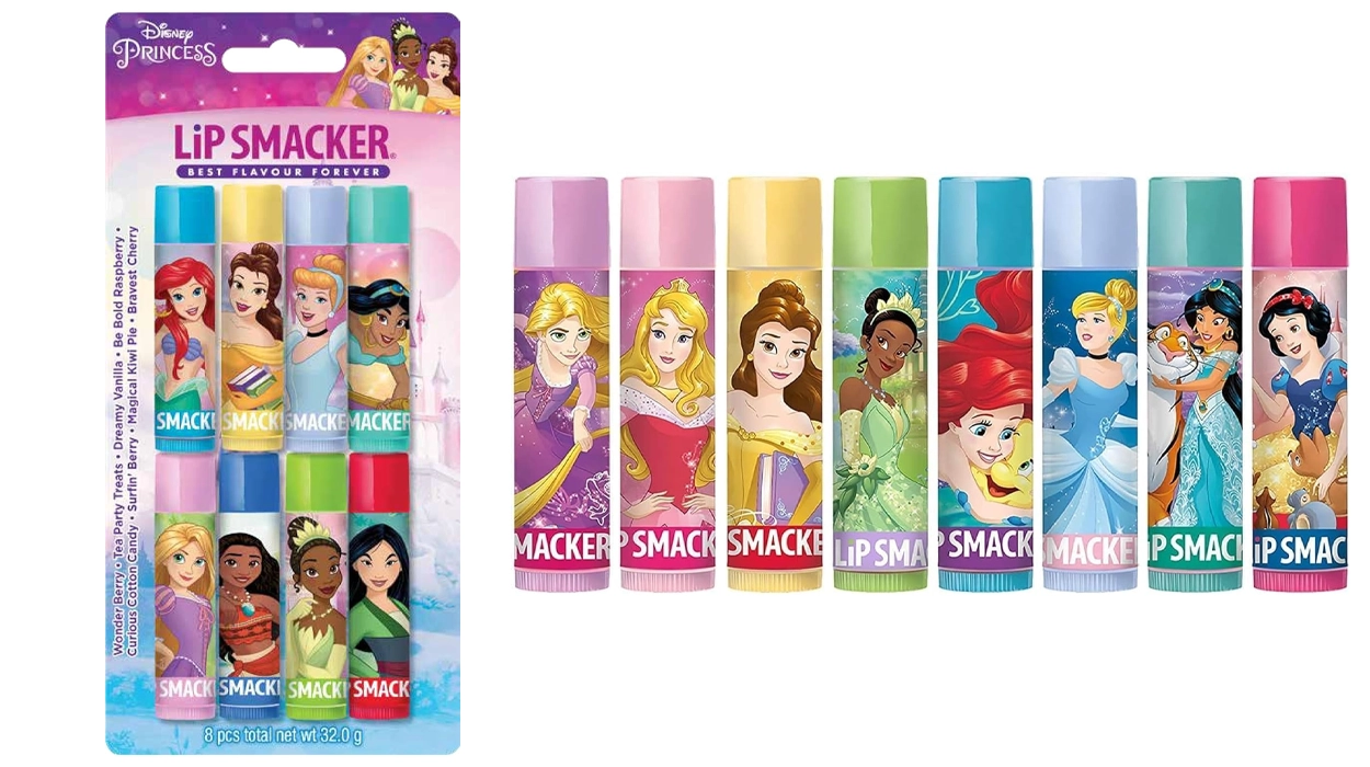 Chollo Set de 8 bálsamos labiales Princesas Disney Lip Smacker por sólo 6,39€ (29% de descuento)