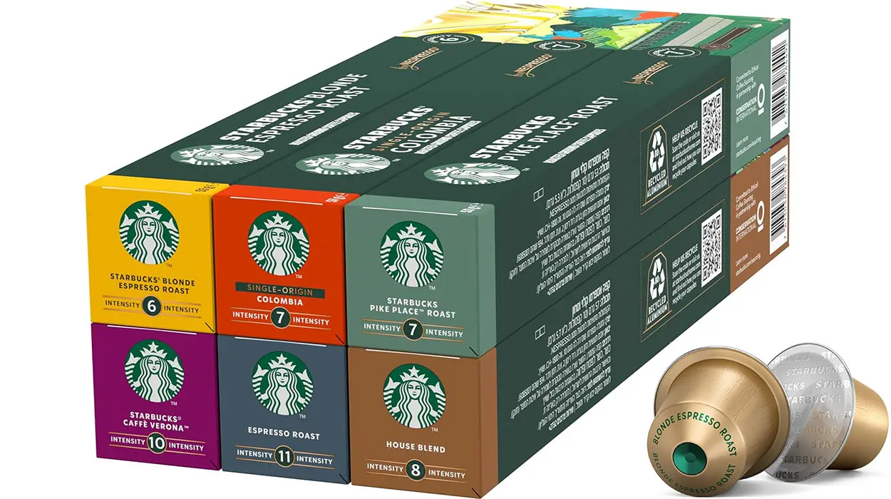 Chollo Pack de 60 cápsulas variadas de café Starbucks para Nespresso por sólo 18,89€ (-21%)