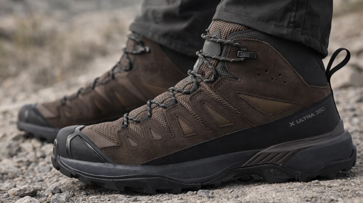 Chollo Zapatillas Salomon X Ultra 360 Leather Mid Gore-Tex para hombre por sólo 98,95€ con envío gratis (40% de descuento)