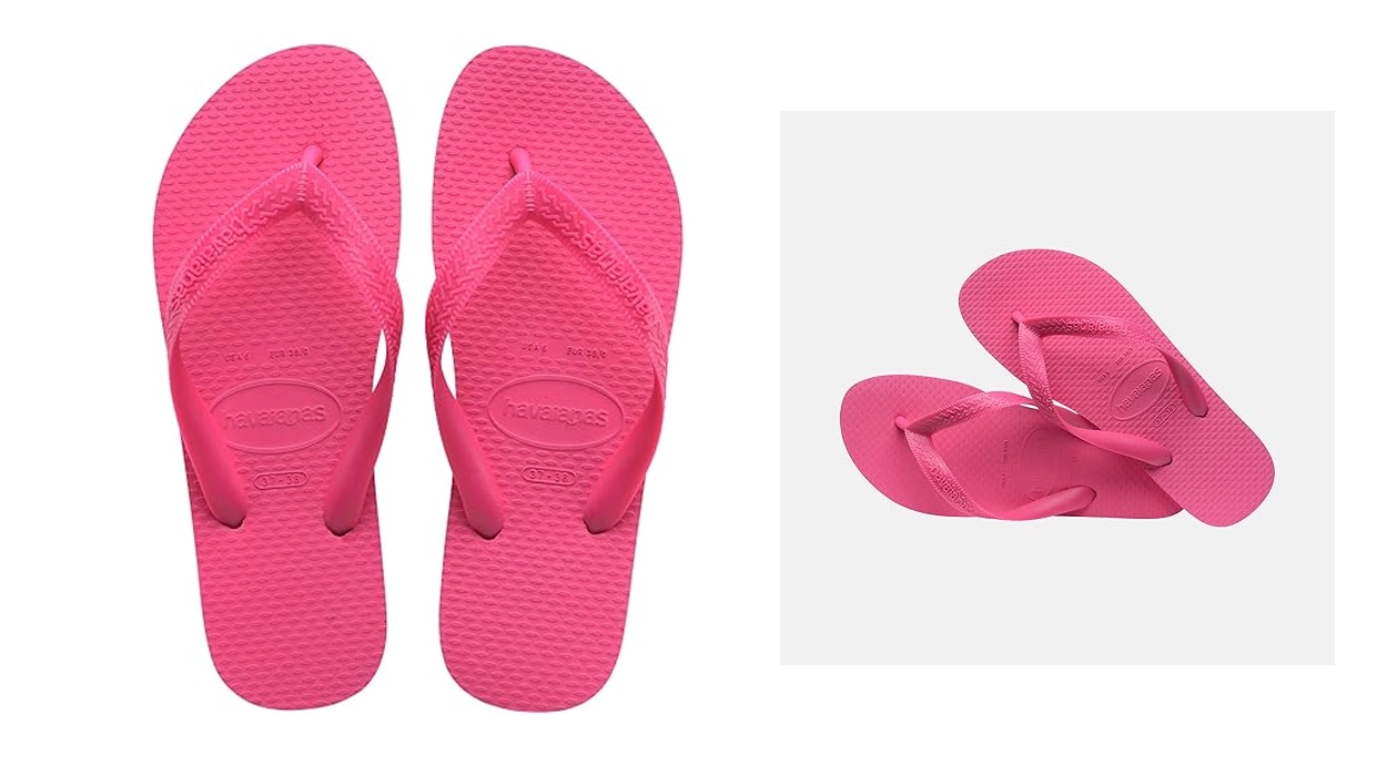Chollo Chanclas Havaianas Top Color Pink Flux unisex por sólo 9,04€ (50% de descuento)