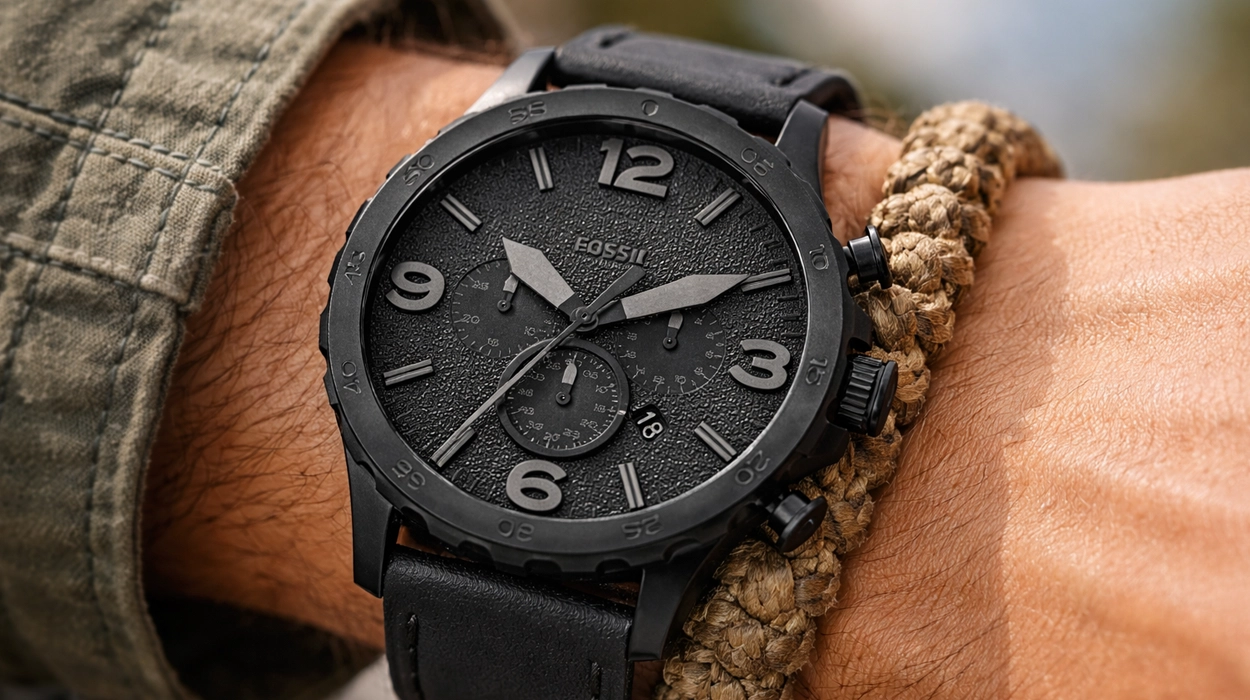 Rebajón en este Reloj Fossil Nate con correa de piel para hombre que baja a menos de 80€ en Amazon ¡Cuesta 189€ en tiendas!