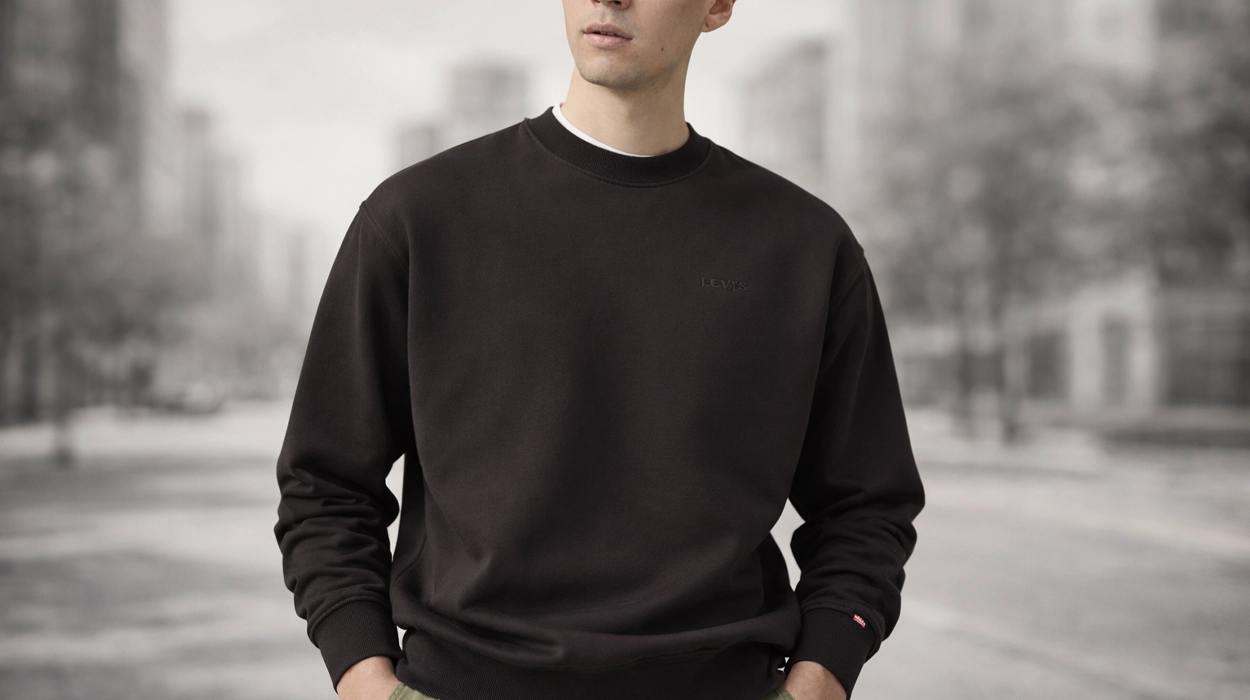 La sudadera Levi’s Authentic Crew para hombre baja a precio mínimo en este bonito color ¡Elegante y cómodo por menos de 39€!