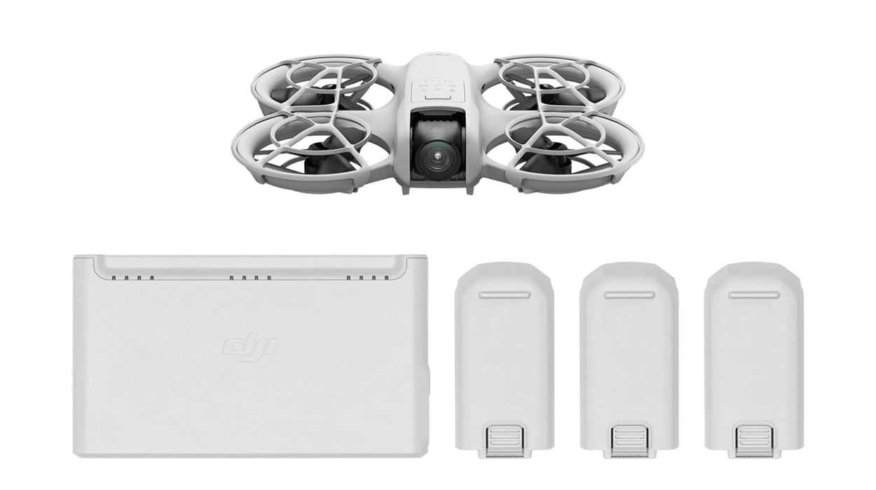 Chollo Pack Dron Mini DJI Neo con cámara 4K UHD y 3 baterías por sólo 219€ con envío gratis (24% de descuento)